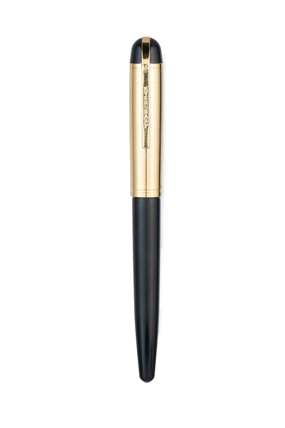 Wahl Eversharp Skyline Black w Gold Trim Fountain Pen NEW!