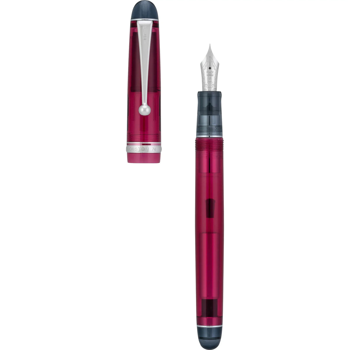 Pilot Custom 74 Merlot Fountain Pen | 14K Gold Nib – Florida Fountain Pen