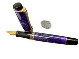 Aurora Optima Violet Auroloide Fountain Pen NEW!