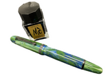 Penlux Masterpiece Grande The Green Earth Limited Edition Piston Filling Fountain Pen with 20ml bottle of Ink NEW!