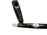 Pilot Justus 95 Black with Rhodium Trim Fountain Pen