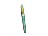 Penlux Fountain Pen Masterpiece Kodachi Nib Black Belt Nagahara Green Velvet NEW!