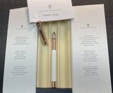 Graf Von Faber Castell Guilloche Champagne Blush Fountain Pen NEW!