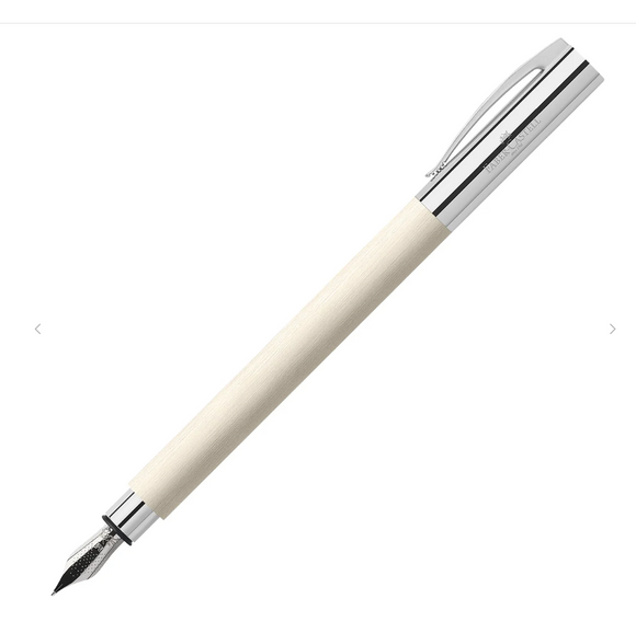 Faber Castell Fountain Pen Ambition Cinematic White