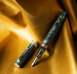 Omas Fountain Pen Paragon Arco Verde with Silver Trim NEW!