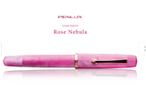 Penlux Fountain Pen Concerto Rose Nebula Lennon Tool Bar NEW!