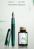 Penlux Fountain Pen Concerto Lennon Tool Bar Malachite NEW!