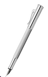 Graf Von Faber Castell Guilloche Barley Rhodium Fountain Pen