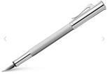 Graf Von Faber Castell Guilloche Barley Rhodium Fountain Pen