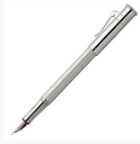 Graf Von Faber Castell Classic Platinum Plated Fountain Pen NEW!