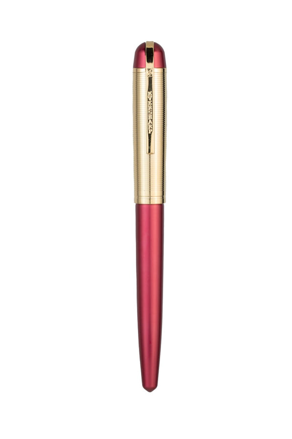 Wahl Eversharp Skyline Red w Gold Trim Fountain Pen NEW!
