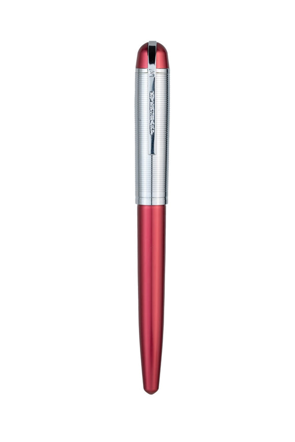 Wahl Eversharp Skyline Red w Silver Trim Fountain Pen NEW!