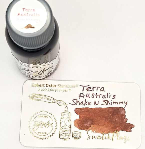 Robert Oster Shake N Shimmy Terra Australis Fountain Pen Ink  50ml