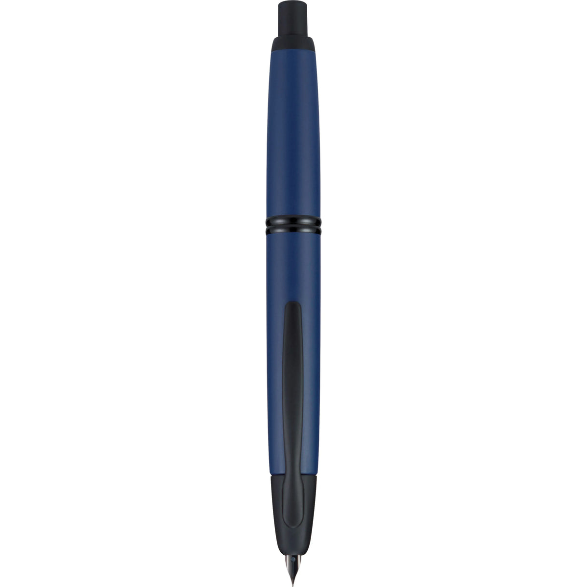 Pilot VP Blue Matte | Retractable 18K Gold Nib – Florida Fountain Pen