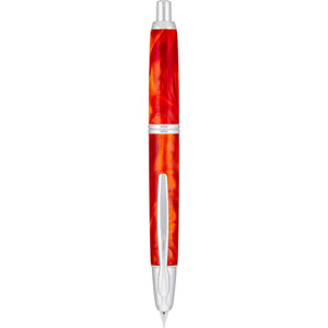 Pilot Vanishing Point Marbled Orange Fountain Pen