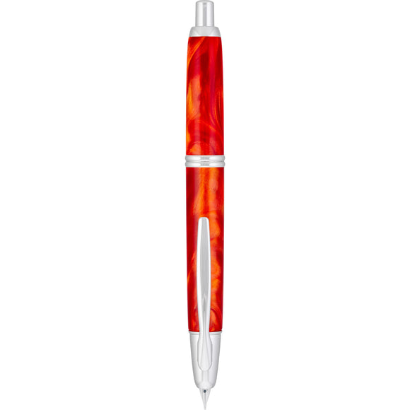 Pilot Vanishing Point Marbled Orange Fountain Pen NEW!