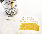 Robert Oster Shake N Shimmy Aussie Liquid Gold Fountain Pen Ink  50ml