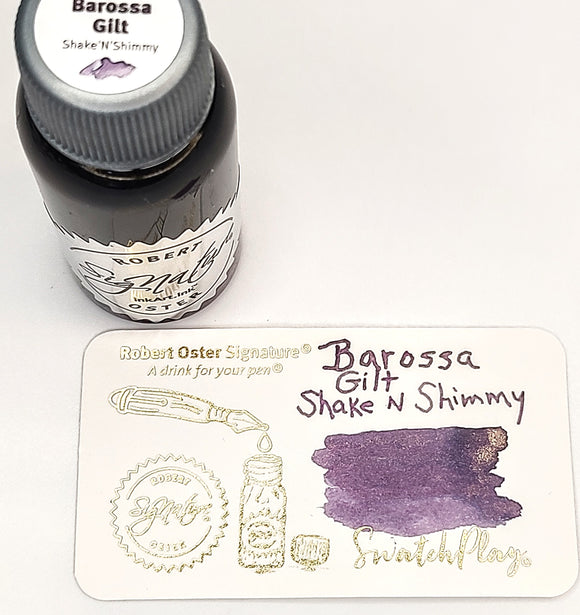 Cc Barossa Ink Robert Oster Barossa Gilt Shimmy Ink 50ml – Florida Fountain Pen