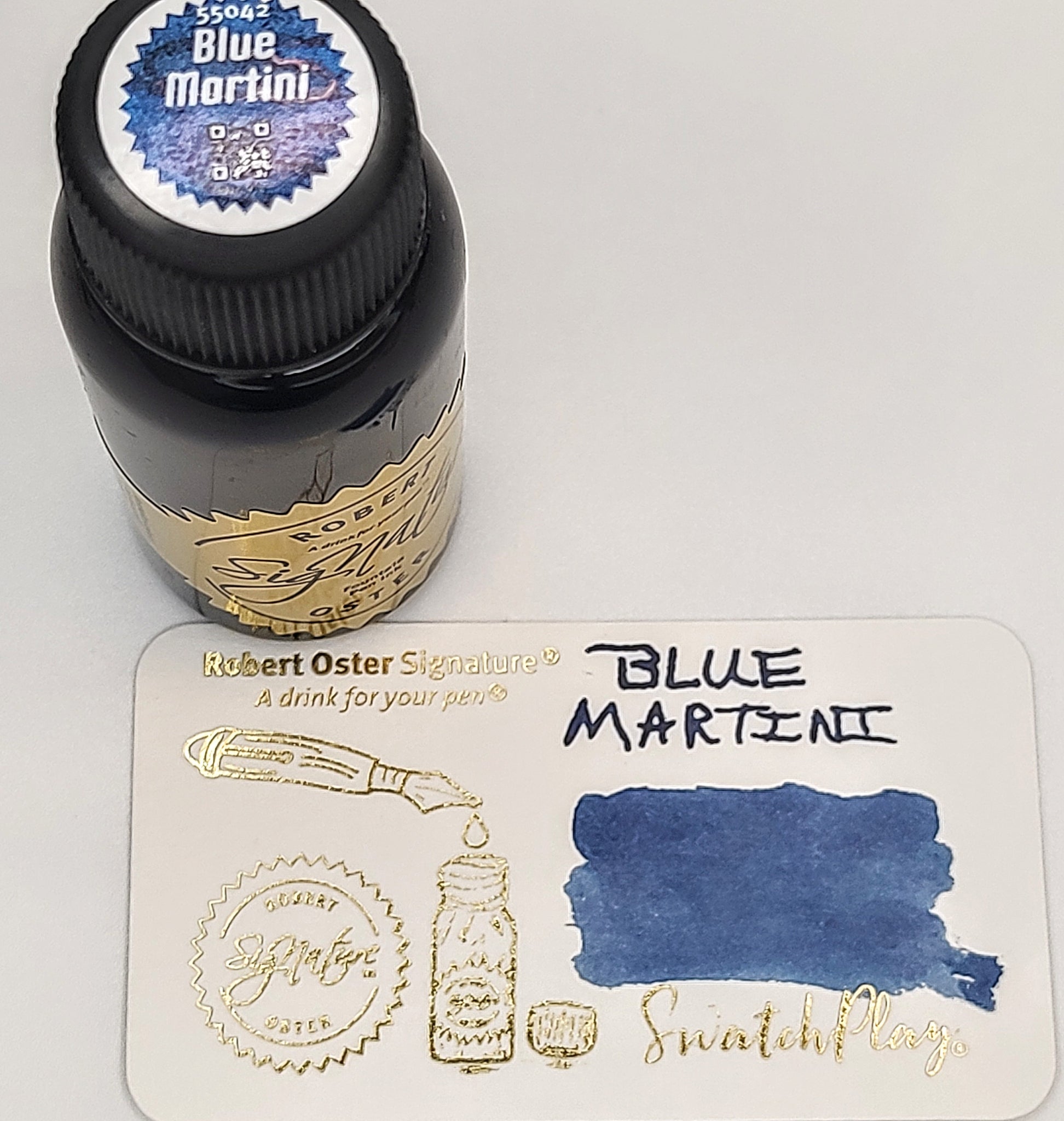 Robert Oster Signature Ink- Blue Martini Fountain Pen Ink 50ml – Florida  Fountain Pen