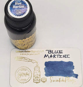 Robert Oster Signature Ink- Blue Martini Fountain Pen Ink  50ml