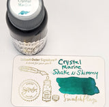 Robert Oster Shake N Shimmy Crystal Marine Fountain Pen Ink  50ml