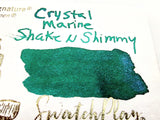 Robert Oster Shake N Shimmy Crystal Marine Fountain Pen Ink  50ml