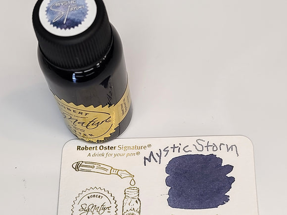 Robert Oster 7th Anniversary Fountain Pen Ink Mystic Storm