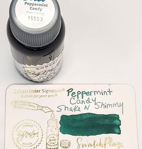 Robert Oster Shake N Shimmy Peppermint Candy Fountain Pen Ink  50ml