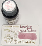 Robert Oster Shake N Shimmy Rose Gilt Tynte Fountain Pen Ink  50ml