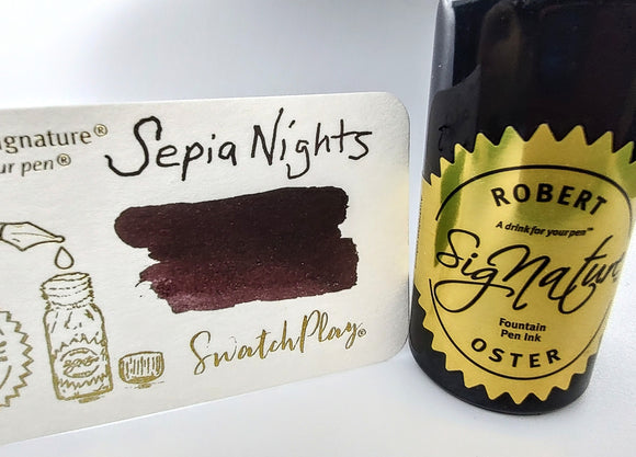 Robert Oster Sepia Nights Fountain Pen Ink   NEW!