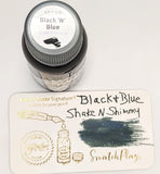Robert Oster Shake N Shimmy Black N Blue Fountain Pen Ink  50ml