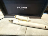 Platinum 3776 Chenonceau White 3776 Fountain Pen