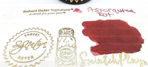 Robert Oster Signature Ink--Astorquiza Rot Fountain Pen Ink