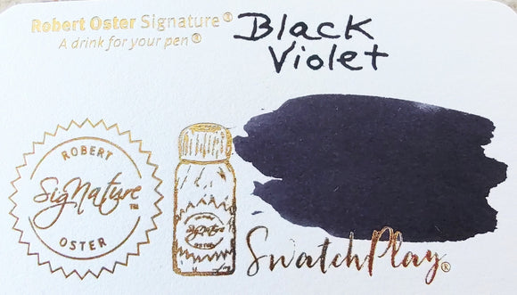 Robert Oster Signature Inks--Black Violet 50 ml bottle Fountain Pen Ink