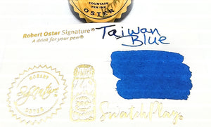 Robert Oster Signature Ink--Taiwan Blue  50ml bottle Fountain Pen Ink