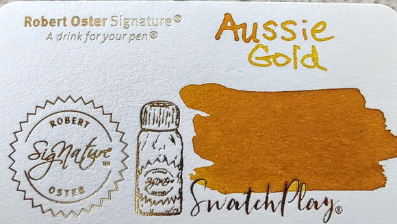 Robert Oster Signature Inks--Aussie Gold 50ml bottle Fountain Pen Ink