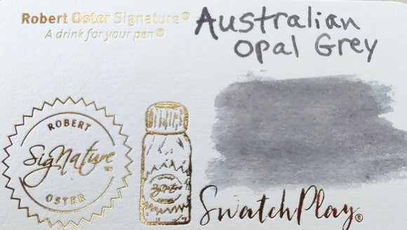 Robert Oster Signature Inks--Australian Opal Grey 50ml bottle Fountain Pen Ink