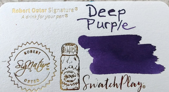 Robert Oster Signature Inks--Deep Purple 50ml bottle Fountain Pen Ink