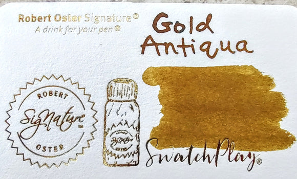 Robert Oster Signature Inks--Gold Antiqua 50ml bottle Fountain Pen Ink