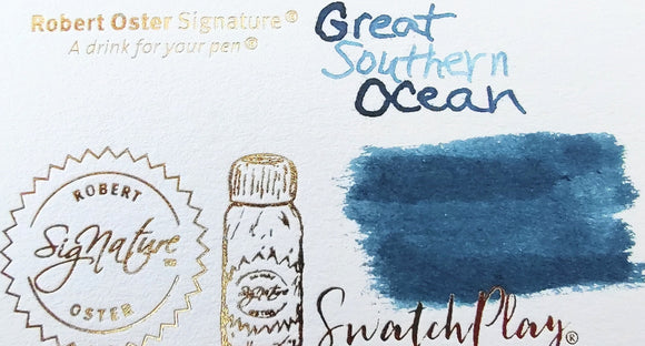 Robert Oster Signature Inks--Great Southern Ocean 50ml bottle Fountain Pen Ink
