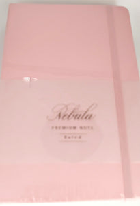 Nebula Notebooks premium ruled in Orchid Pink, 90gm fountain pen paper