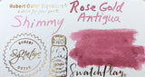 Robert Oster Shake N Shimmy--Rose Gold Antiqua 50 ml bottle Fountain Pen Ink