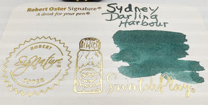 Robert Oster Signature Ink--Sydney Darling Harbour 50ml bottle Fountain Pen Ink