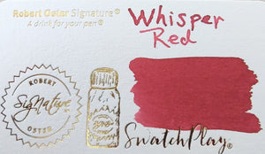 Robert Oster Signature Inks--Whisper Red 50ml bottle Fountain Pen Ink