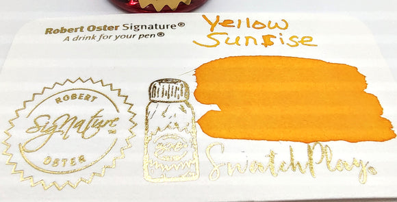 Robert Oster Signature Ink--Yellow Sunset 50ml bottle Fountain Pen Ink